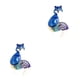 thumbnail image 3 of Broches de diamantes de imitación Minnieouse mujer joyería bonita Vintage forma de animal, 3 of 6