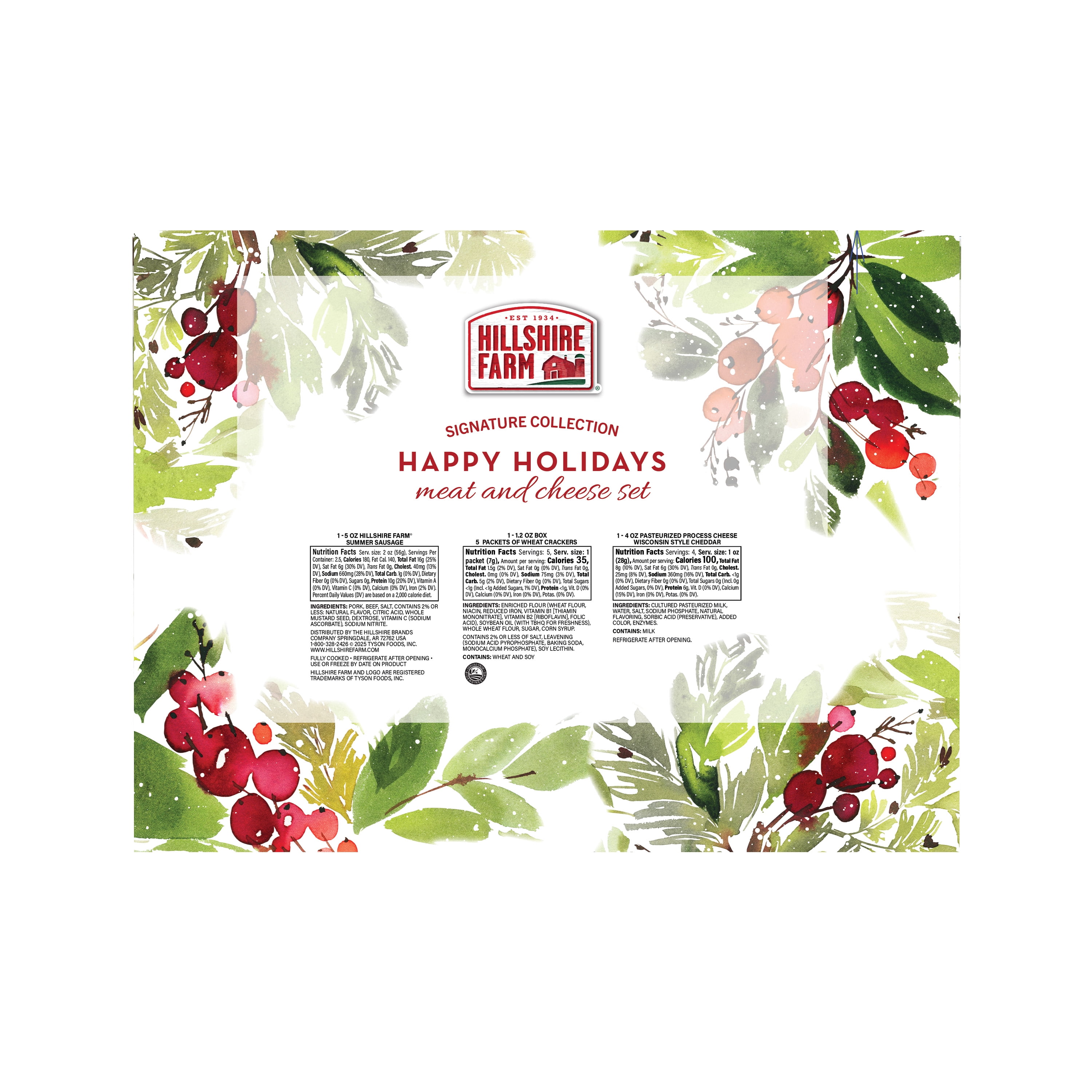 Hillshire Farm Marble Cutting Board Meat, Cheese and Crackers Holiday Gift Set, 10.2oz