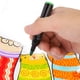 thumbnail image 5 of Pluma de dibujo de acuarela Zhivalor con gancho color Verde 24 piezas, 5 of 8
