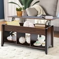 thumbnail image 4 of Gymax Coffee Table Hidden Compartment Storage Shelf Lift Top office Living Room Furniture, 4 of 10