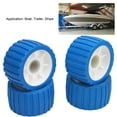 thumbnail image 4 of 4PCS Boat Trailer Accessory, 125 X 73 X 30mm Boat Trailer Poly Ribbed Wobble Rollers Mounting Hole Diameter,Versatile Use Adjustable Keel Roller Bracket Assembly,High Functionality, 4 of 7