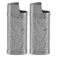 thumbnail image 2 of Caja de Encendedor Retro de 2 Piezas Regalos Coleccionables con Grabado Floral 3D de aleación de Zinc para Fumadores ANGGREK Otros, 2 of 8