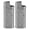 Gray, variant on NFTIGB 2pcs Retro Lighter Case Compact 3D Floral Stamped Engraving Zinc Alloy Protective Case Cover Silver Vintage Mini Holder For Adult Smokers 5.51 inches / 14.00 cm Length