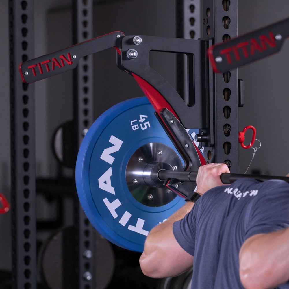 Titan Fitness Adjustable Monolift Attachment for TITAN Series Power Rack, 2,000 LB Weight Capacity