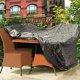 thumbnail image 2 of Cubierta para muebles de exterior, cubierta protectora impermeable para mesa de jardín Oxford 210d para muebles de exterior, resistente al viento, a la lluvia, a los rayos UV y al polvo 213 * 132 * 74 Rojo Verde Cocina, Decoración y Otros, 2 of 4