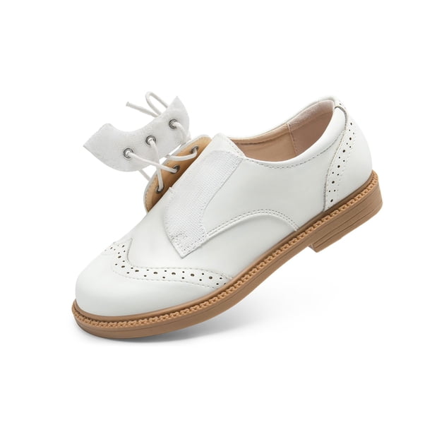 Zapatos Oxford para Niños DREAM PAIRS Blancos Talla 1