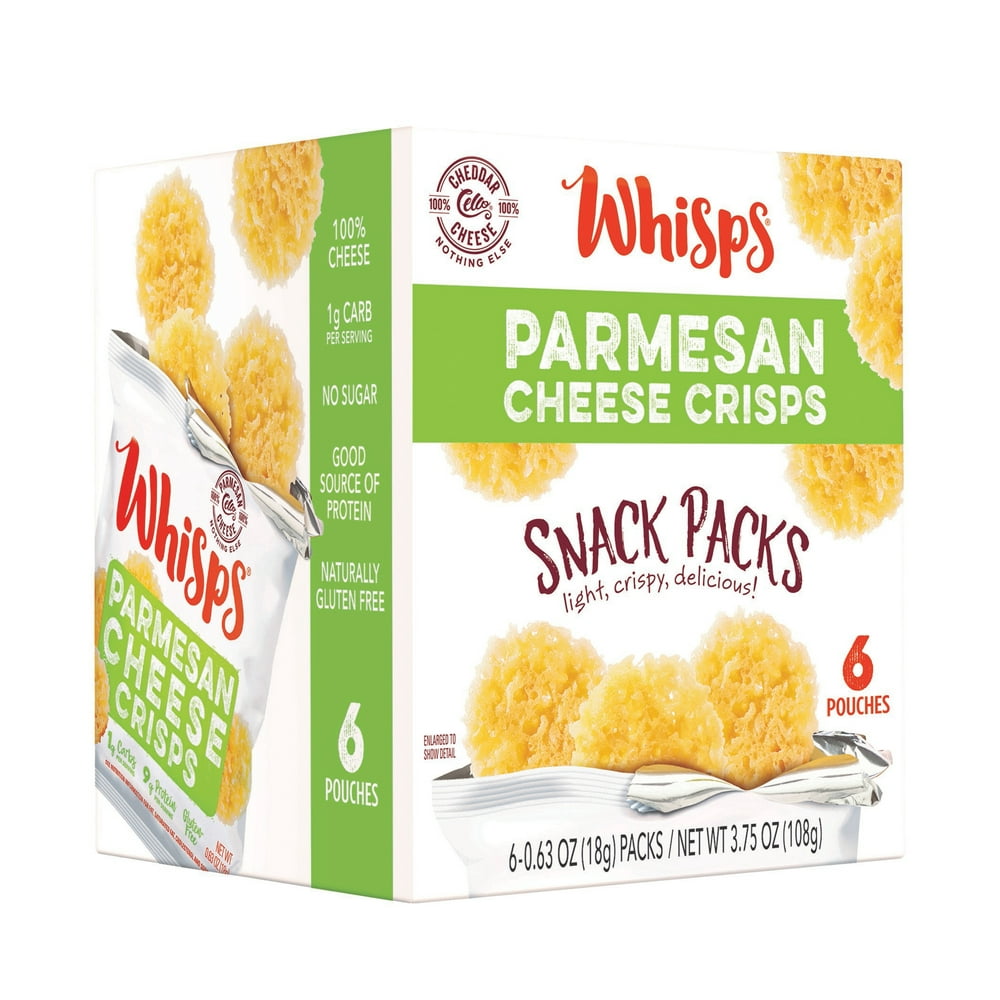 Whisps Parmesan Cheese Crisps, 6 Count