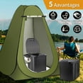 thumbnail image 2 of Portable Toilet Kit with Pop-Up Privacy Tent, 2 of 6