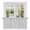Gray, variant on Pure Light Grey Tier Curtains, Simple Solid Color Light Filtering Kitchen Curtains, 2Pcs Rod Pocket Half Window Treatments Panels for Sink Cafe Cabinet Camper 27.5x24 Inches