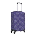 thumbnail image 3 of Balery Luggage Cover Lavender Flowers Print Suitcase Covers for Luggage Elastic Washable Suitcase Protector Fits 18-32 Inch Luggage-Large, 3 of 9