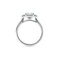 thumbnail image 2 of 1.5 Ct Princess Cut Moissanite Solitaire Engagement Ring for Women in 925 Sterling Silver, 2 of 2