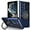 Blue, variant on Phone Case for Samsung S22 Ultra Case with Ring Magnetic Fits Wireless Charger, 2 in 1 Soft TPU and Hard PC Cover Samsung Galaxy S22 Ultra Case Shockproof Rugged Black (Blue)