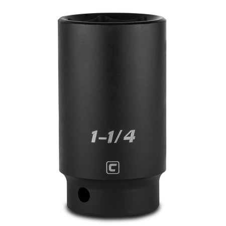 UPC: 0886352552653 | Capri Tools 1-1/4-Inch Deep Impact Socket  1/2-Inch Drive  6-Point  SAE