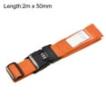thumbnail image 2 of Uxcell Luggage Strap Suitcase Belt with Buckle, Combination Lock, 2Mx5cm Adjustable PP Travel Orange, 2 of 6