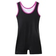 thumbnail image 3 of BAOHULU 3-12Y Sleeveless Gymnastics Leotards Girls Embroidery Black Ballet Dancewear, 3 of 5