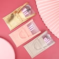 thumbnail image 3 of Bolsa para brochas de maquillaje, bolsa de almacenamiento portátil de cuero PU de 3 piezas, bolsa de almacenamiento para brochas cosméticas, estética elegante, 3 of 9