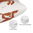 thumbnail image 3 of Balery Vintage Cowboy On A Bronco Horse Funda de Cojín Estampada, Regalos para Mujeres, Regalos de Amor para Ella, Regalos para Novia o Esposa, Funda de Almohada-20"x30", 3 of 6