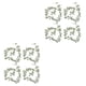 thumbnail image 2 of Matsuzay Guirnalda colgante de flores falsas para decoración del hogar, ecológica, fácil de limpiar, interior o exterior, 4 pack/lote blanco 135 cabeza 2Conjunto, 2 of 6