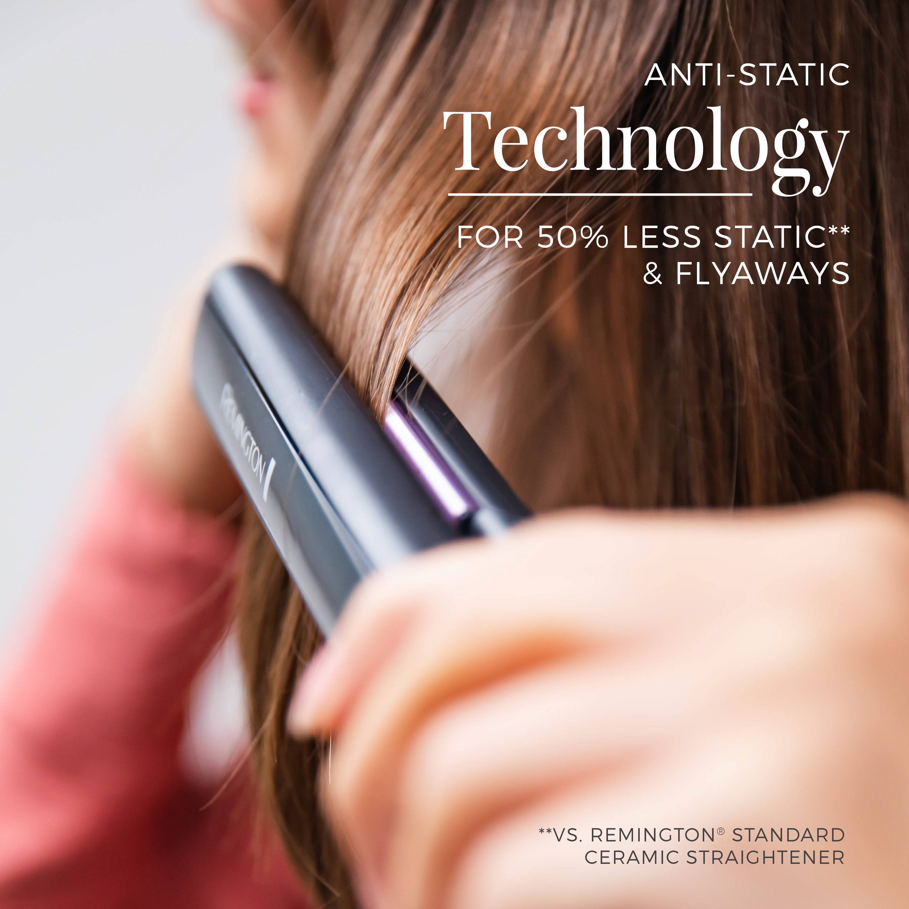 Remington 1" Anti-Static Flat Iron with Floating Ceramic Plates and Digital Controls, Hair Straightener, Black - image 3 of 8