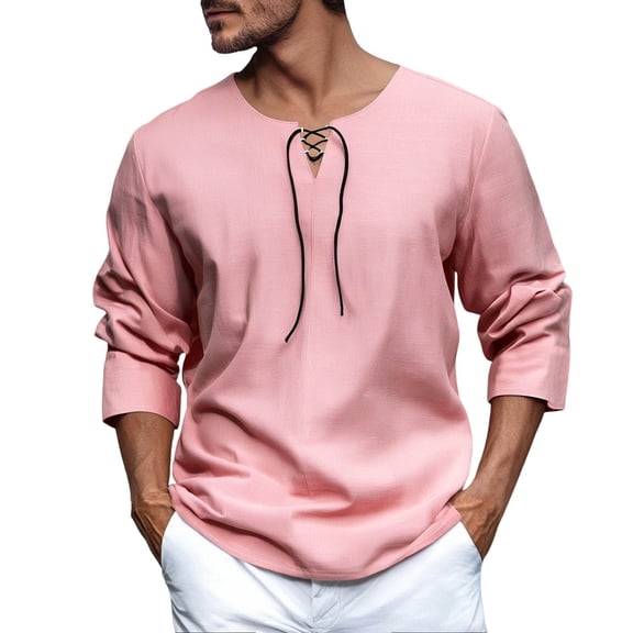 VJATTWR Mens Long Sleeve Core T-Shirts L