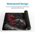 thumbnail image 4 of Japanese Desk Mat Red Full Moon Desk Pad Black Riverside Large Mouse Pad Gaming Mousepad Extended XL Keyboard Pad 31.5 x 11.8 in Laptop Computer Mouse Keyboard Mat for Office Desk Decor, 4 of 6