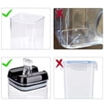 thumbnail image 3 of Preserve Freshness, Airtight Food Storage Containers For Pasta, Cereal, Flour, Sugar, Pantry Organization, Shatterproof, Space Saving Design, Transparent Containers, BPA Free Plastic (10PCS), 3 of 6