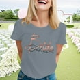 thumbnail image 2 of Womens Short Sleeve Tops, Women's Bride Bachelorette Party Shirts, Wedding Party Short Sleeve Tops Bridesmaid Proposal Funny Clothes, 2 of 4