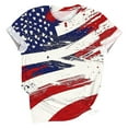 thumbnail image 4 of VerPetridure American Flag Shirt Women 4th of July Patriotic T Shirt Funny Stars Stripes Graphic Tee Independence Day T-Shirt Top, 4 of 5