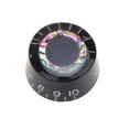 thumbnail image 3 of 4 Abalone Ring Black Les Paul Custom Control Speed Dial Knobs Black A-Stock, 3 of 5