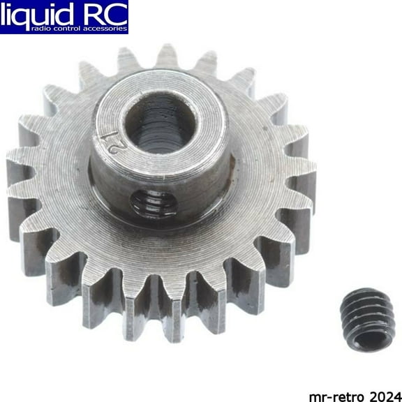 Robinson Racing Products 1221 Extra Hard 5mm Bore (1.0 Mod) Pinion 21 Teeth
