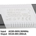 thumbnail image 2 of 8-12W Constant Current 300mA  Driver  85-265V Output 24-46V DC Connector, 2 of 4