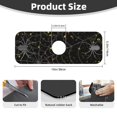 thumbnail image 2 of Xecao Spiderweb Bats And A Spider for Kitchen Sink Splash Guard Faucet Mat , Faucet Guard & Draining mat, (15" X 5.5" ), 2 of 7