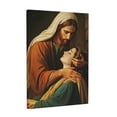 thumbnail image 3 of CozyNet Jesus Healing A Sick Woman Glowing Warmth Of Compassion & Divine Miracle Depicted Wall Art Prints With Frame Canvas Perfect for Living Room & Bedroom, Ready to Hang, Wall Decor 12"x16", 3 of 10
