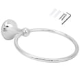 thumbnail image 4 of M Buder Anillo de Toalla de Acero Inoxidable y Aleación de Zinc Soporte Redondo para Toallas de Baño Montaje en Pared Resistente al Óxido y Desgaste Decoración de Baño Moderna 22 cm / 8.7 inches, 4 of 9