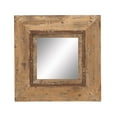 thumbnail image 3 of Looking Glass Style Mirror With Old Look Square Frame, 3 of 4