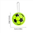 thumbnail image 4 of de Fútbol con Colgante Reflector de 24 Piezas, Reflector de Fútbol de Seguridad, Reflectante para Andar en Bicicleta y Correr, 4 of 5