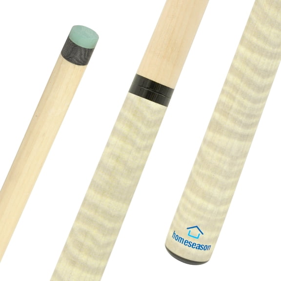 HomeSeason Jump Break Stick Canadian Maple Cue Stick, 10.5oz 42-Inches Pool Cue Suitable for Children, 13.5mm Tip, Quick Release Joint