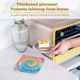 thumbnail image 6 of Colorful Tie Dye Pot Holders for Kitchen Heatproof Potholder, 5 Pack Rainbow Ombre Abstract Pattern Art Hot Pads Multipurpose Oven Pads Cloth Potholders Trivet for Cooking Baking, 6 of 8