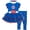 Captain america, variant on Marvel Spiderman and Captain America Girls' Costume Dress, Leggings and Headband Set (0-6 Months, Spiderman)