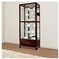 thumbnail image 6 of Howard Miller Williamson Curio Cabinet 680-515  Espresso Finish Home Decor, Full-Extension Drawer, Five Glass Shelves, Six Level Display Case, Locking Slide Door, Halogen Light, 6 of 6