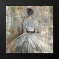thumbnail image 2 of PI Studio 12x12 Black Modern Framed Museum Art Print Titled - Intuitive Moment III, 2 of 5