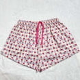 thumbnail image 5 of Costeam Womens Plaid Casual Home Shorts Classic Check Pattern Daily Loungewear Style Side Pockets Regular Elastic Waist Relaxed Comfy Fit Lightweight Breathable Fabric Leisure Short Bottoms, 5 of 5