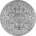 thumbnail image 1 of Ahgly Company Indoor Round Persian Gray Traditional Area Rugs, 4' Round, 1 of 1
