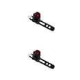 thumbnail image 1 of Eigraketly Luz trasera de bicicleta Luz de advertencia trasera Ciclismo nocturno Lámpara trasera LED Luz de poste de asiento Accesorio de bicicleta, Negro Negro 2piezas Eigraketly CBP155063, 1 of 6