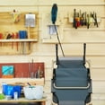 thumbnail image 3 of 6 Piece Black Heavy Duty Steel Garage Hooks,for Chair, Ladders, Hose,Etc.--Can Hang 30 Pounds, 3 of 5
