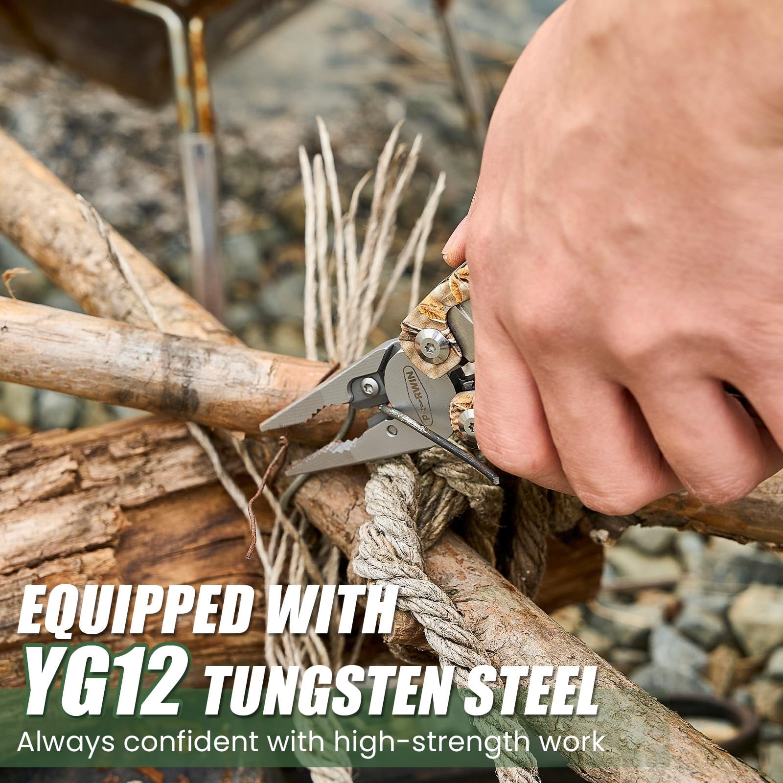 Multitool - 26 In 1 Multi Tool Pliers With Pocket  Bottle Opener Edc For Camping And Hiking Stainless Steel