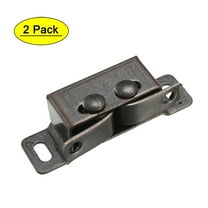 Uxcell Wardrobe Door Double Ball Roller Catch Latch Iron Material Copper Tone 2 Pack