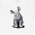 thumbnail image 4 of Inktastic Curious Rhinos Boys or Girls Baby Bodysuit, 4 of 5