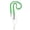 Green, variant on CEORPER Portable Tool Lanyard Thicken Retractable Bungee Cord with Two Buckles Strap
