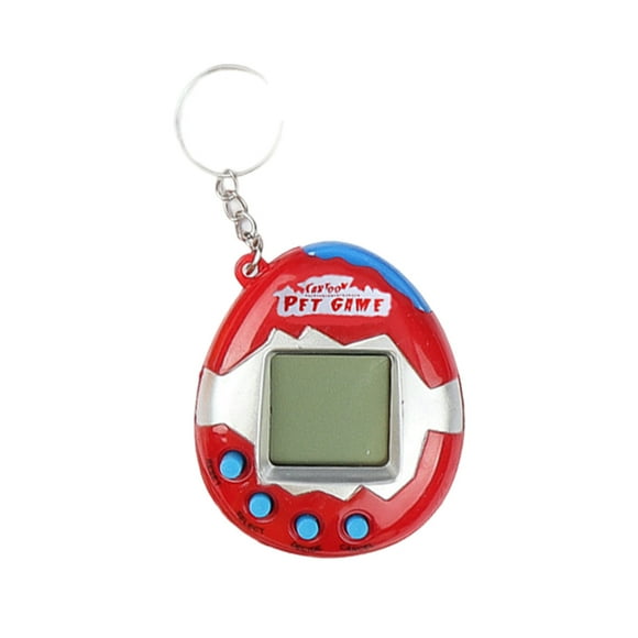 Meili-retro Tamagotchi Electronic Cyber Pet Toy Virtual Game 90's Nostalgia Gifts -Rouge